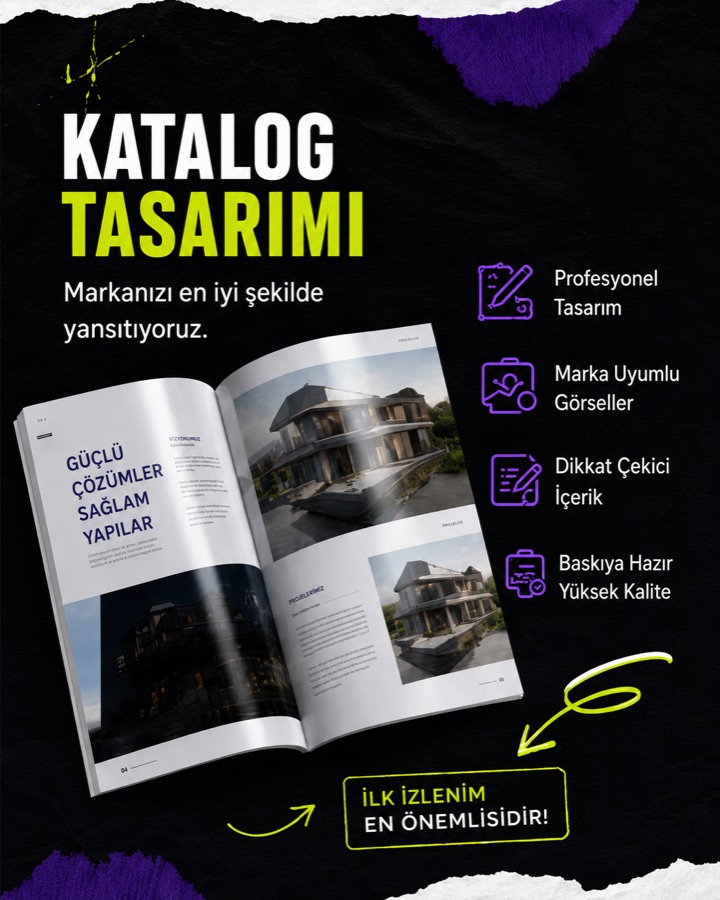 ENK Instagram gönderisi: Katalog tasarımı