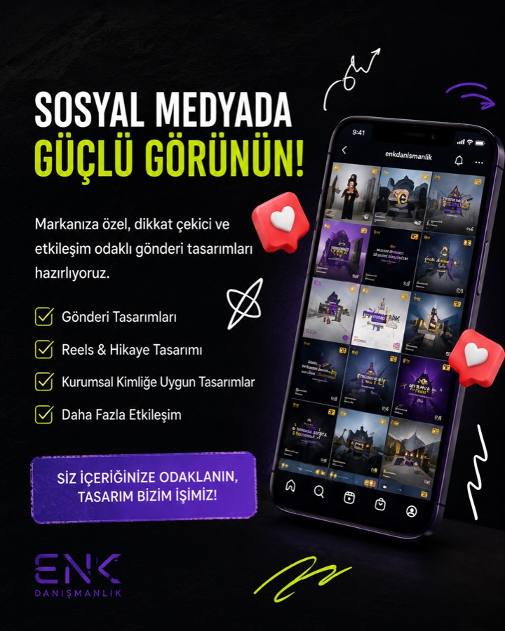 ENK Instagram gönderisi: Sosyal medyada güçlü görünün